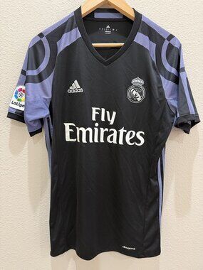 Vintage Real Madrid 2016/17 Third Jersey Marcelo #12 Adidas Climacool Size S